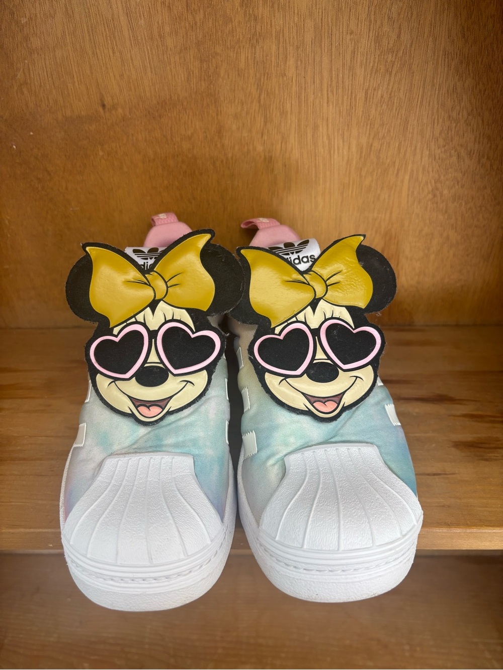 Size 2Y Adidas x Disney Superstar 360 shoes